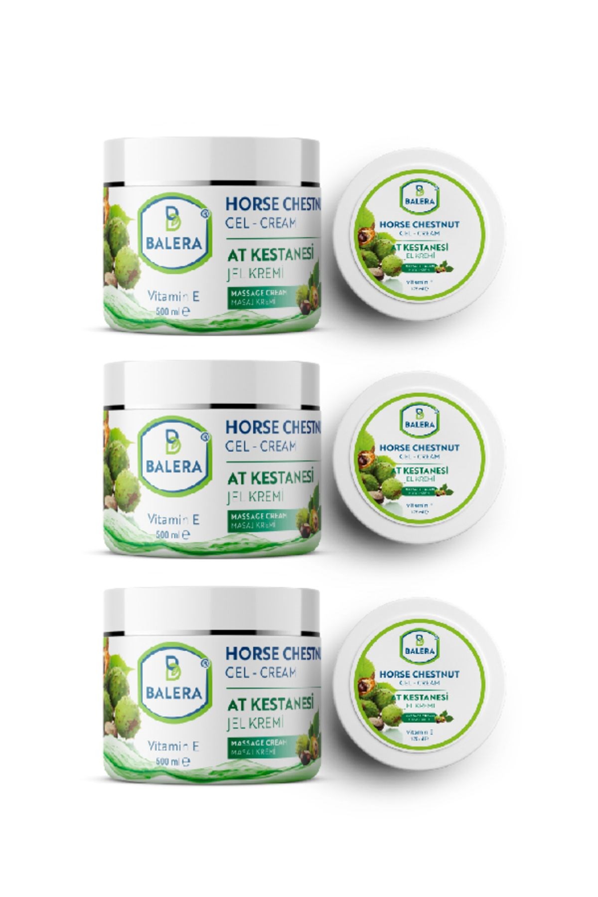 At Kestanesi Masaj Jeli 500ml + 175ml 3 Adet