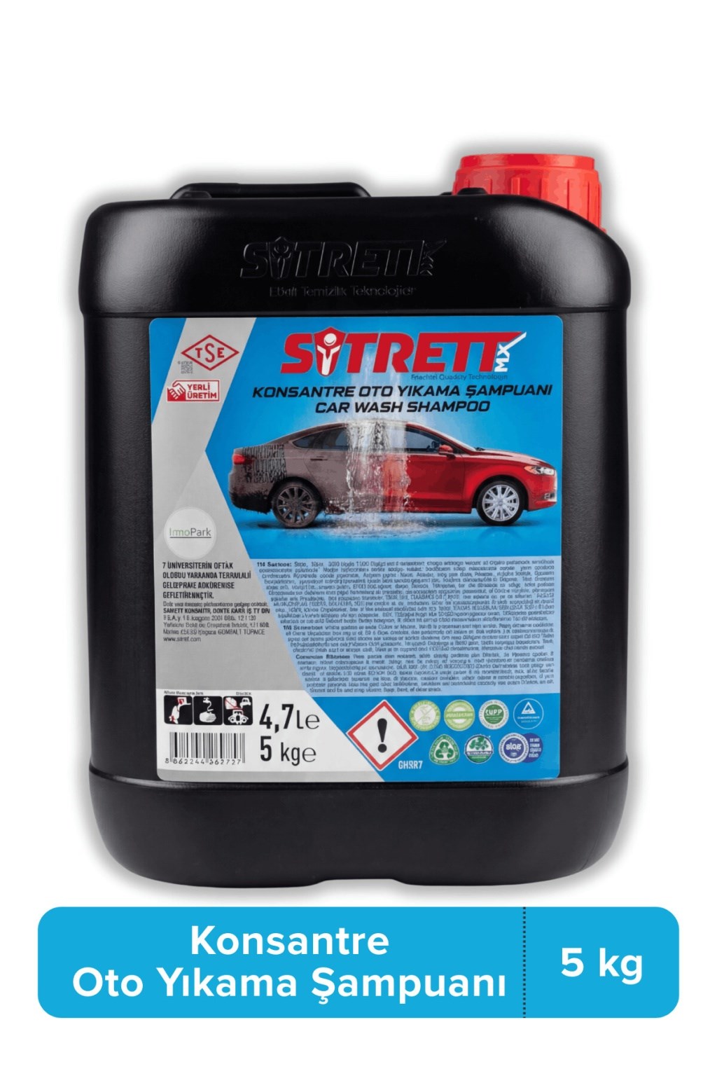 Konsantre Oto Yıkama Şampuanı Pro 5 Kg