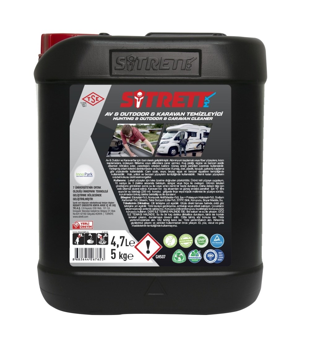 SİTRETT MX Av Outdoor Karavan Temizleyici 5 Kg.
