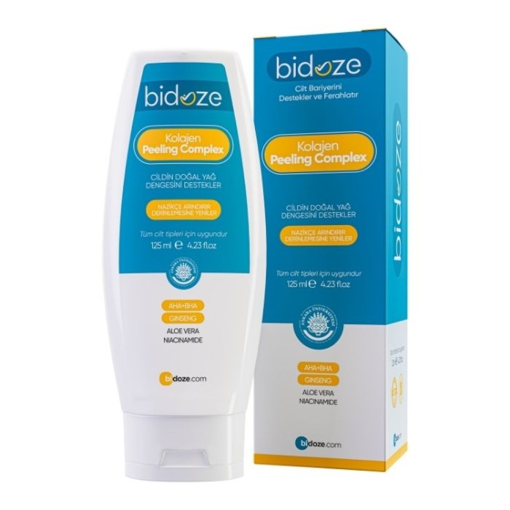 Bidoze Kolajen Peeling Complex 125 Ml | Gözenek Sıkılaştırıcı ve Siyah Nokta Karşıtı Arındırma