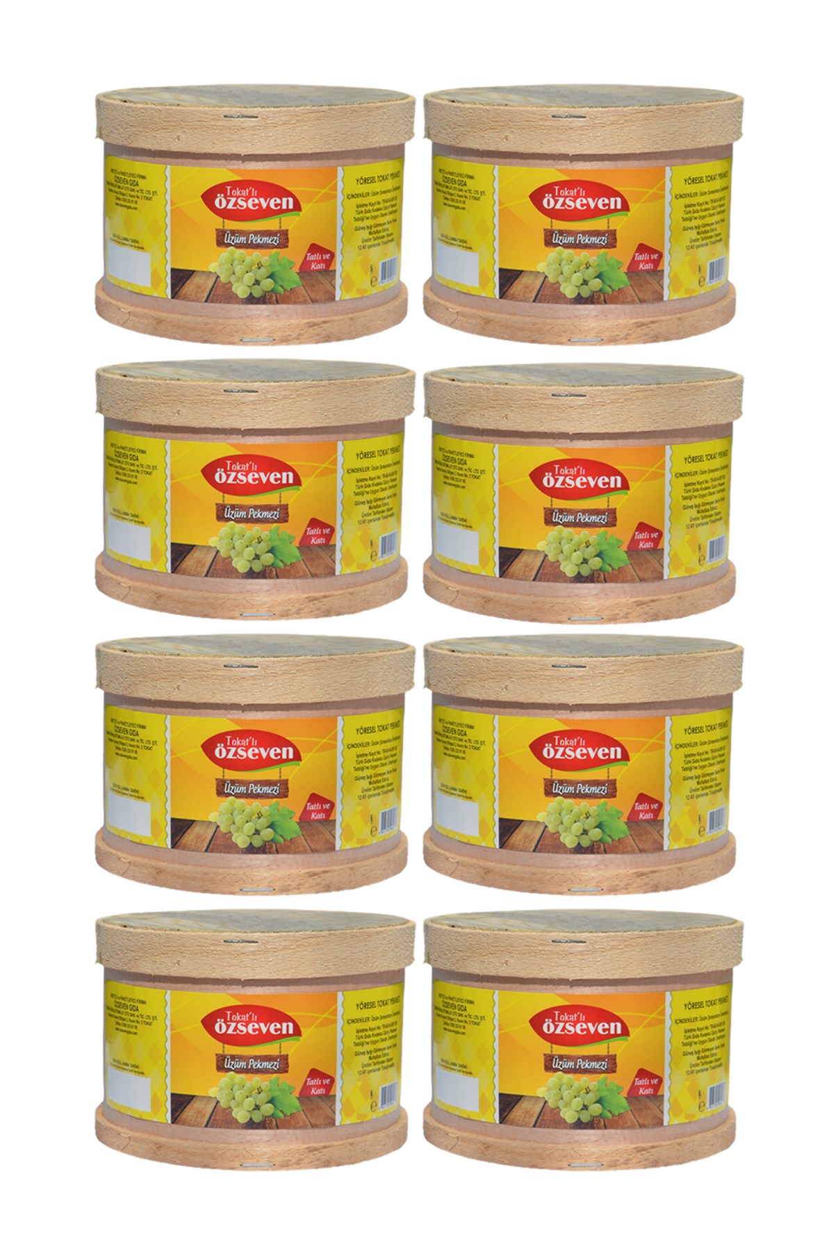 Katı Üzüm Pekmezi (1400gr x 8 Adet)