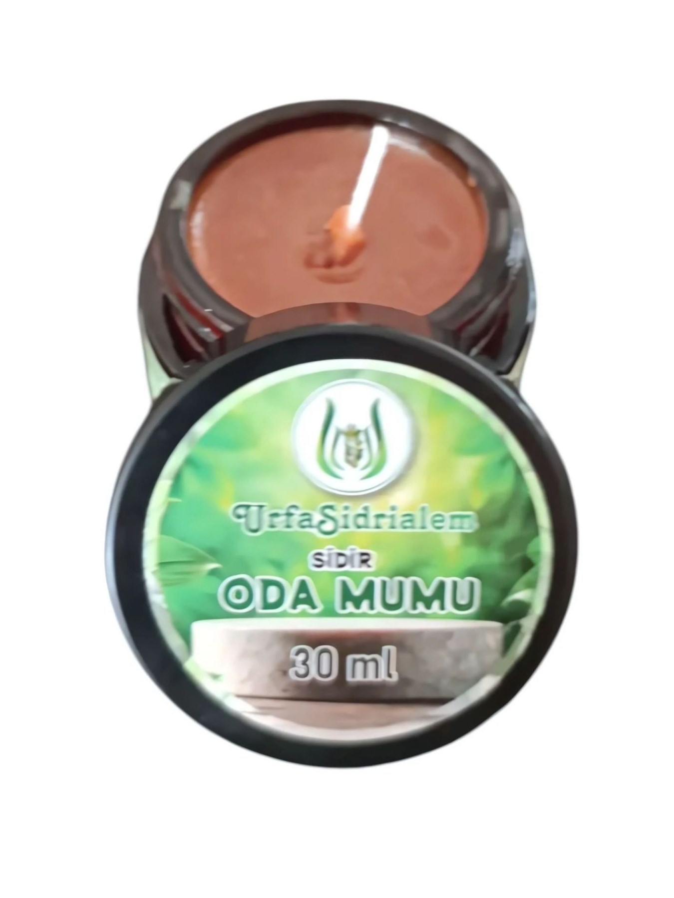 Doğal Sidir Ağacı Aromalı Oda Mumu – 30 ml | Rahatlatıcı ve Ferahlatıcı Bitkisel Mum