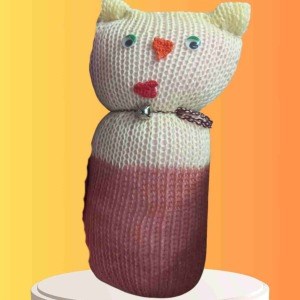 Tıkırık Örgü Yastık Uyku ve Oyun Arkadaşı Minik - 35 cm