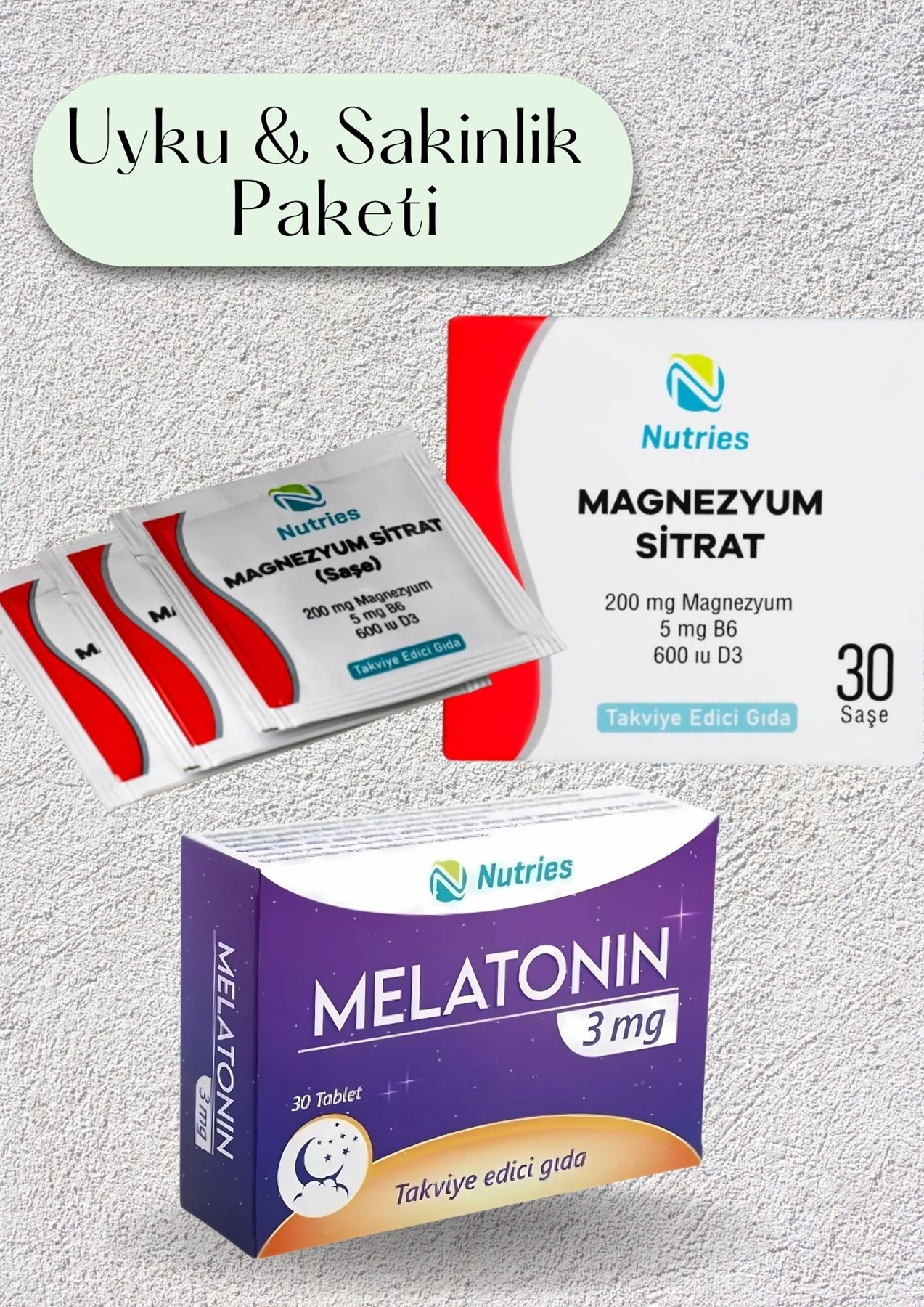 Uyku & Sakinlik Paketi – Geceyi Dinlenmiş Karşılayın