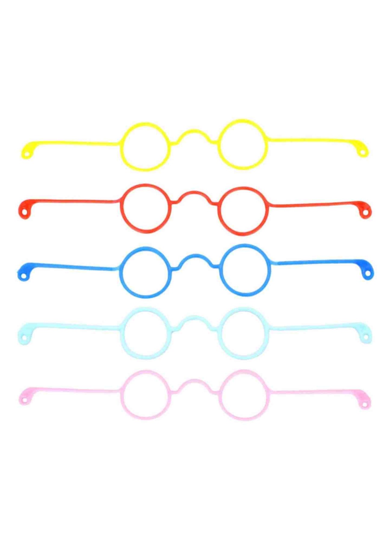 Amigurumi Gözlük 5 Adet Renkli