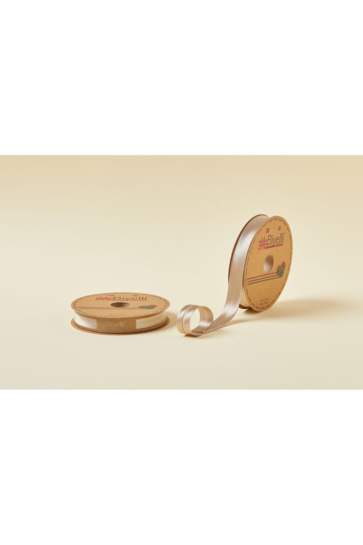 Biye Saten Katlı 030 Taş 2 cm 25 Metre %100 Polyester