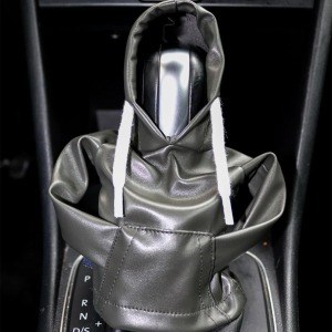 Tüm Araçlara Uyumlu Vites Kıyafeti Suni Deri Haki Yeşil