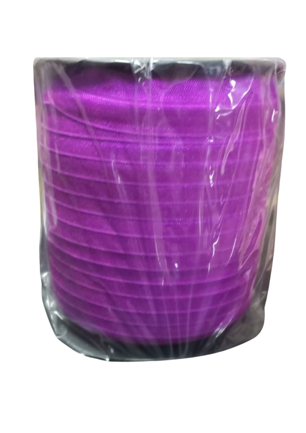 Çamaşır Lastiği Düz 1 cm  1 Metre Mor