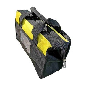 El Takım Çantası Polyester Elektrikçi Çantası Su Geçirmez Alet Depolama Çantası Siyah 12 Inç