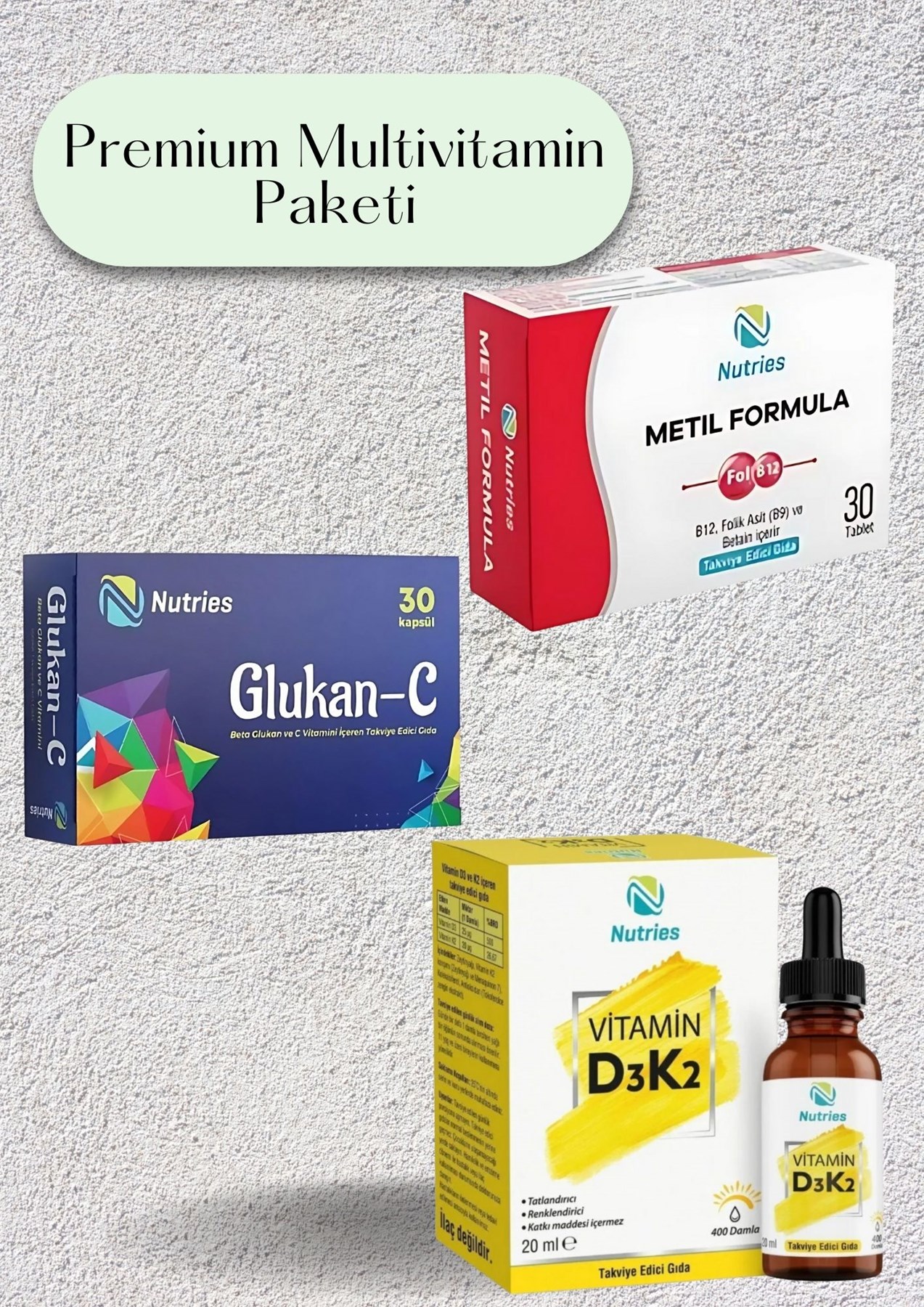 Premium Multivitamin Paketi – Tam Kapsamlı Günlük Destek