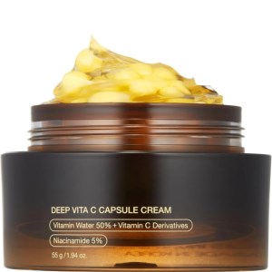 Kapsüllü Krem – Cilt Aydınlatıcı, Vitamin C Yoğun Nemlendirici Ve Leke Karşıtı Krem