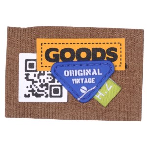 Aplike Ütü İle Yapışan Goods Yazılı Arma 4x4 Cm