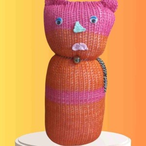 Tıkırık Örgü Yastık Uyku ve Oyun Arkadaşı Fıstık - 35 cm