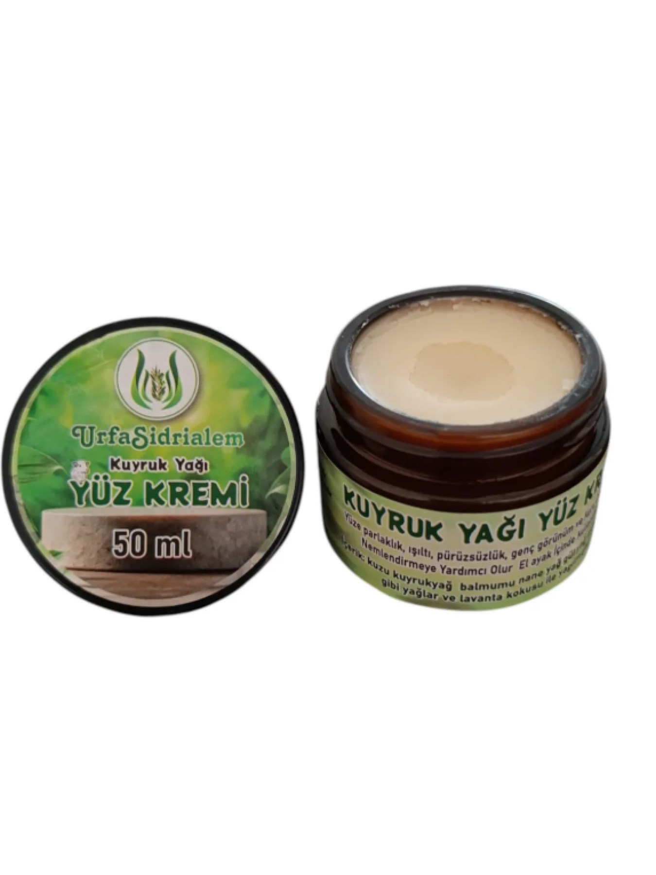 Kuyruk Yağı & Kolajen İçerikli Doğal Yüz Bakım Kremi – 50 ml | Sıkılaştırıcı & Nemlendirici Etki