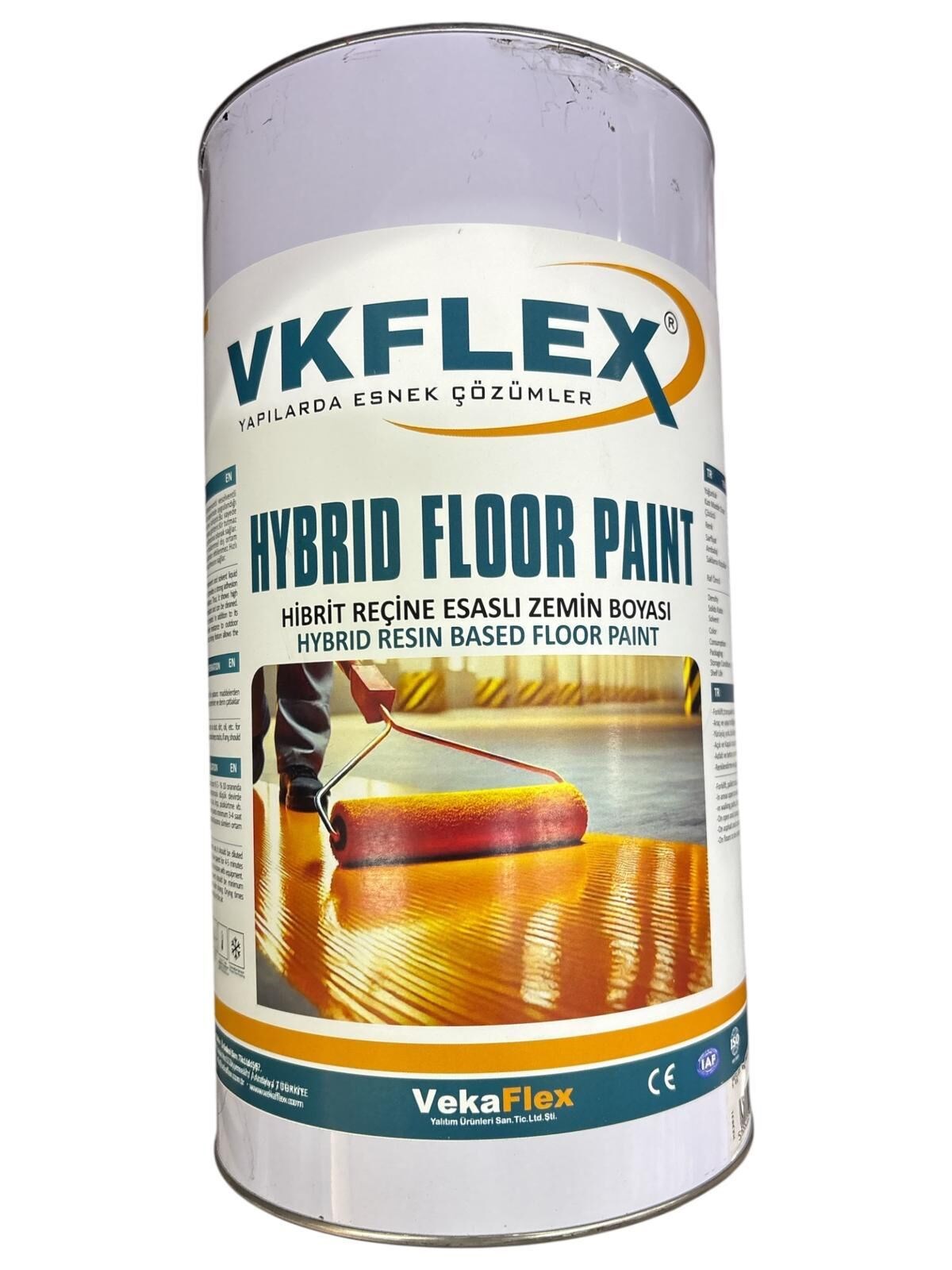 Vkflex Hybrid Floor Zemin Boyası 5 Kg  Ral 1016