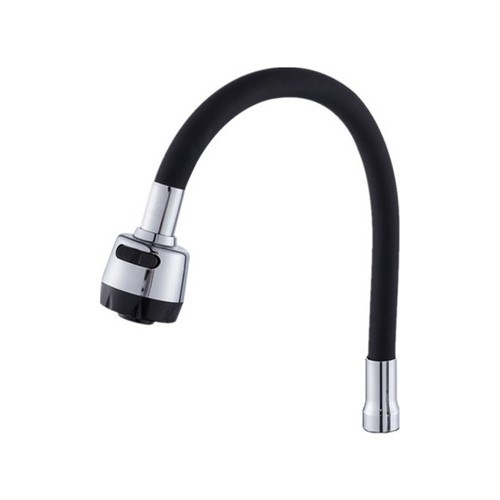 Silikonlu Evye Borusu Kubar Siyah