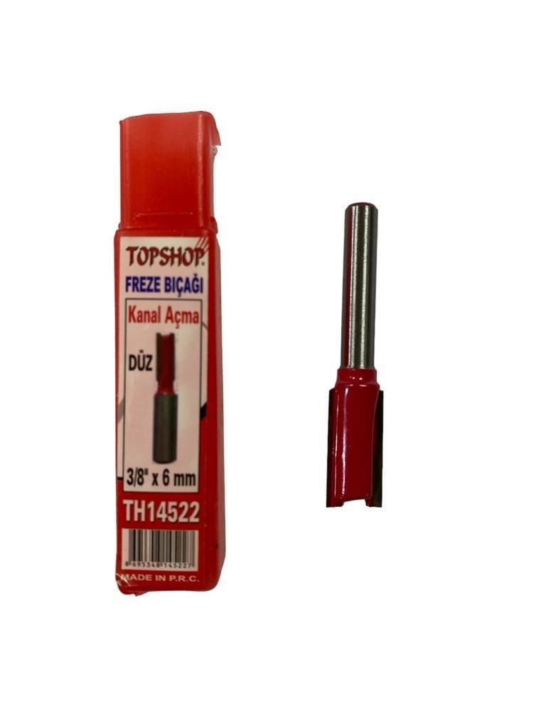 Topshop 14522 Düz Kanal Açma Freze Bıçağı 3/8''x6 mm