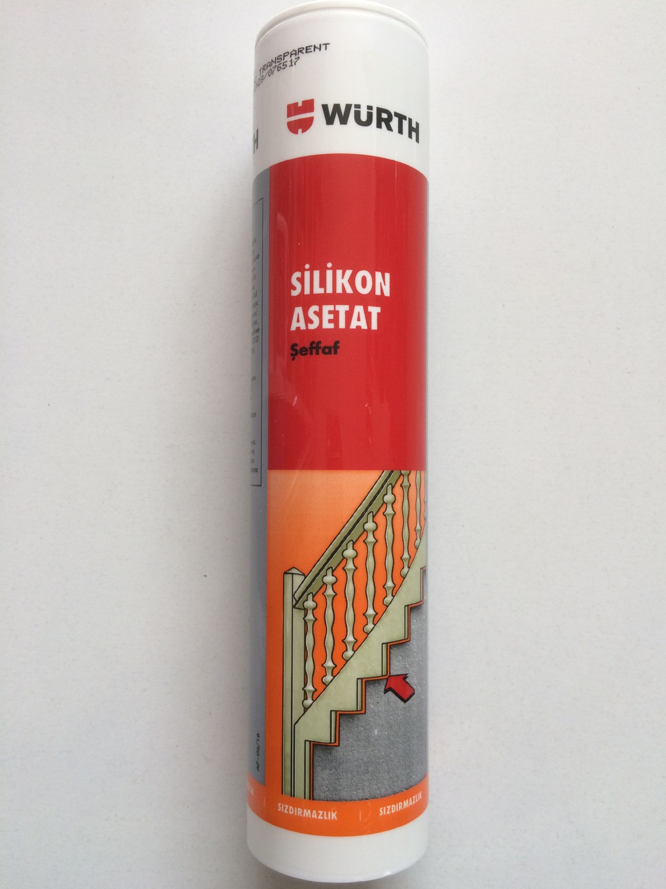Würth Asetat Şeffaf Silikon Genel Amaçlı 310 ml 