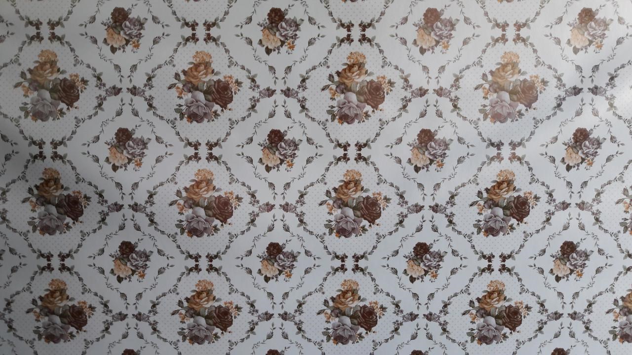 Florista Çeyiz Kahve Masa Örtüsü 1 Metre