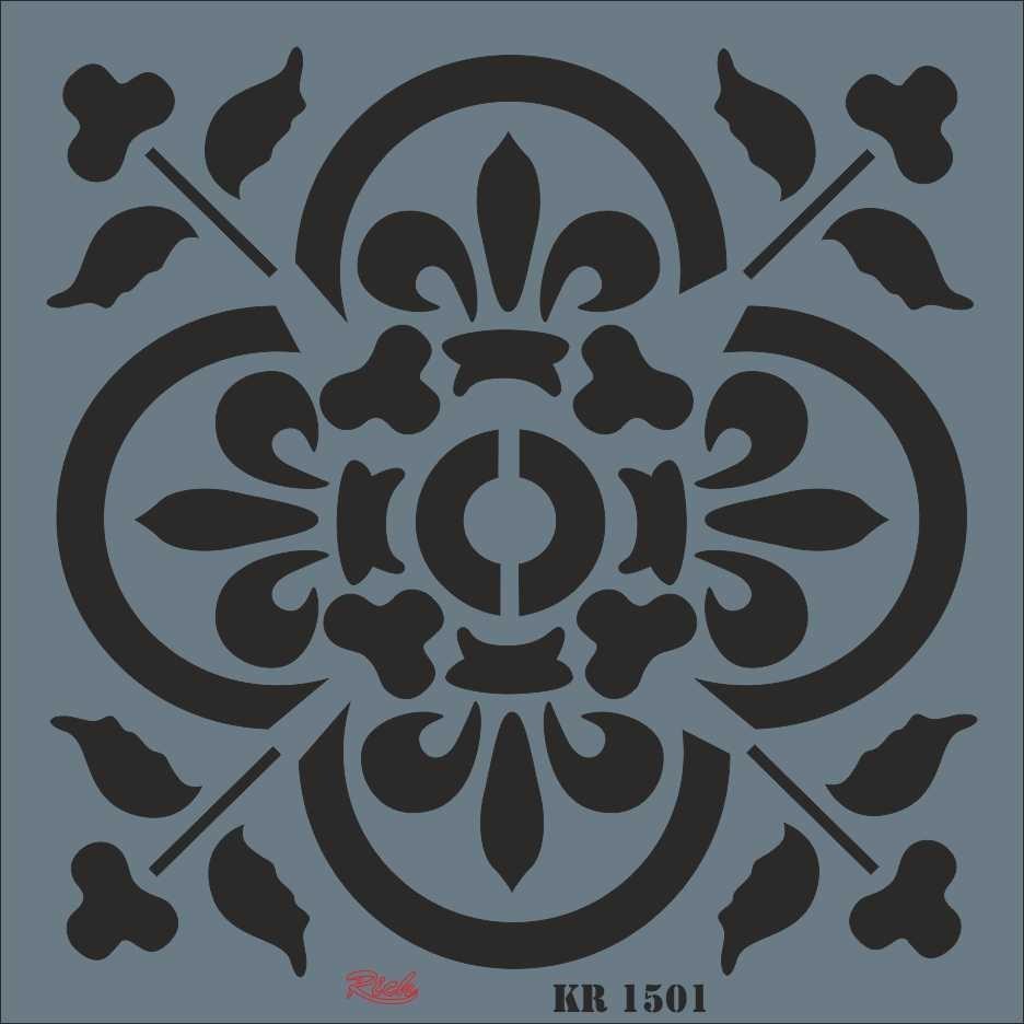 Rich KR 1501 Fayans Stencil 30X30 cm