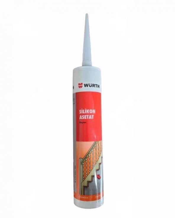 Würth Asetat Beyaz Silikon Genel Amaçlı 310 ml 