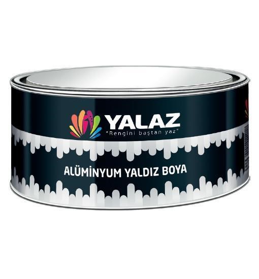 Yalaz Alüminyum Yaldız Eskitme Boya 0,75 Litre