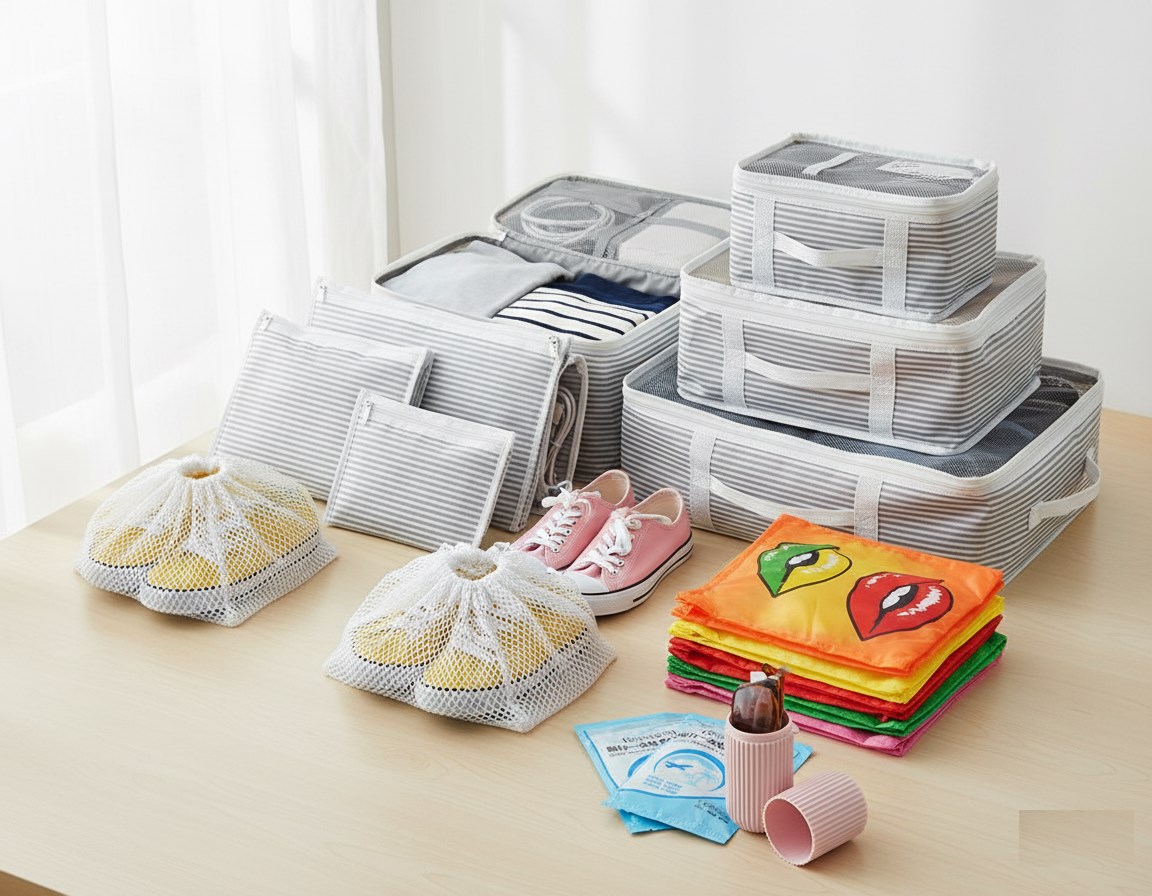 Seyahat Ve Tatil Organizasyon Seti – Her Yolculukta Düzen Sizle!