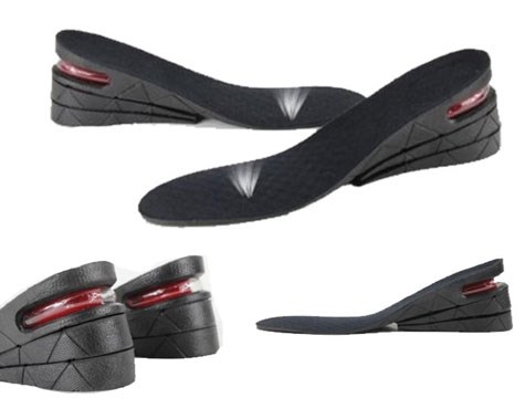 Hava Yastıklı Boy Uzatıcı Tabanlık Tam Boy (7 Cm Kadar) - 38 Numara Dolgu Topuk