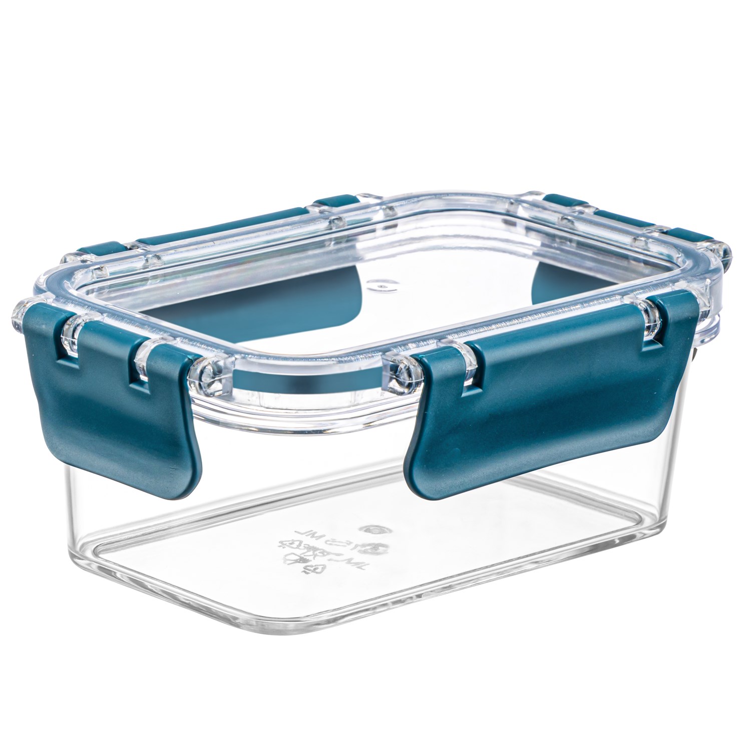 3 Adet Akrilik Saklama Kabı Vakumlu Dikdörtgen Erzak Bakliyat Kabı - 375 Ml