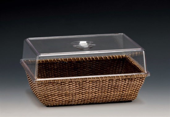 Rattan Sepetli Fanus 34,5*24 Cm-18755