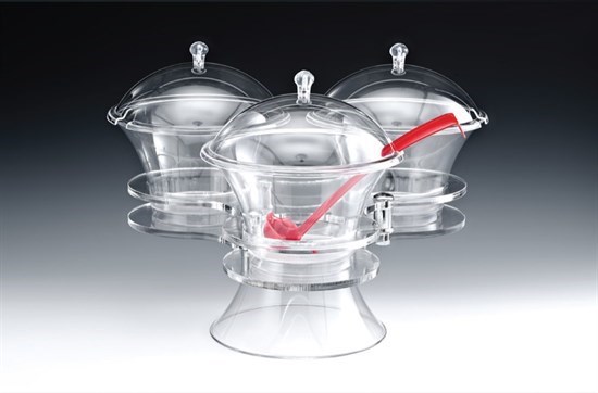 Akrilik Kapaklı Pc Sosluk Teşhir Standı/Döner-18564