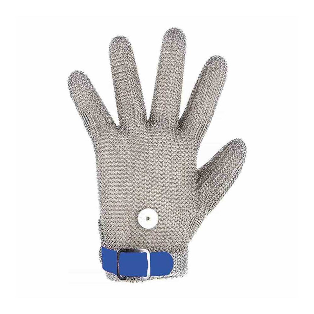 Çelik Eldiven Mavi (L)