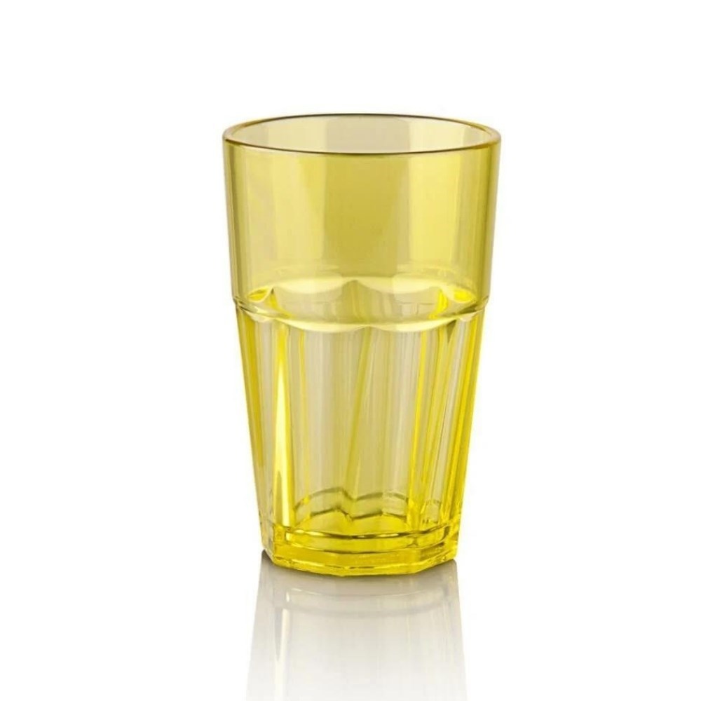 Polikarbonat Bardak 400 ml Sarı