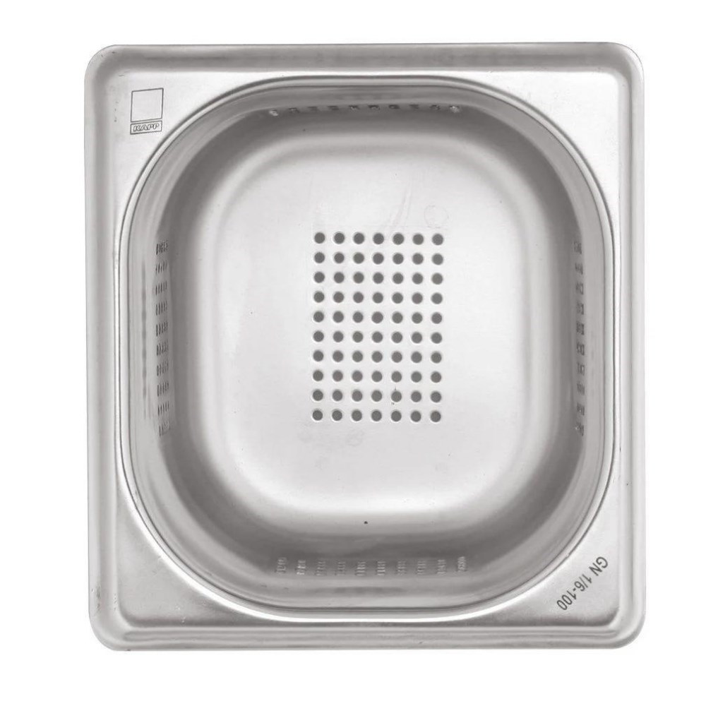 Süzgeçli Gastronom Küvet 1/6 65 mm