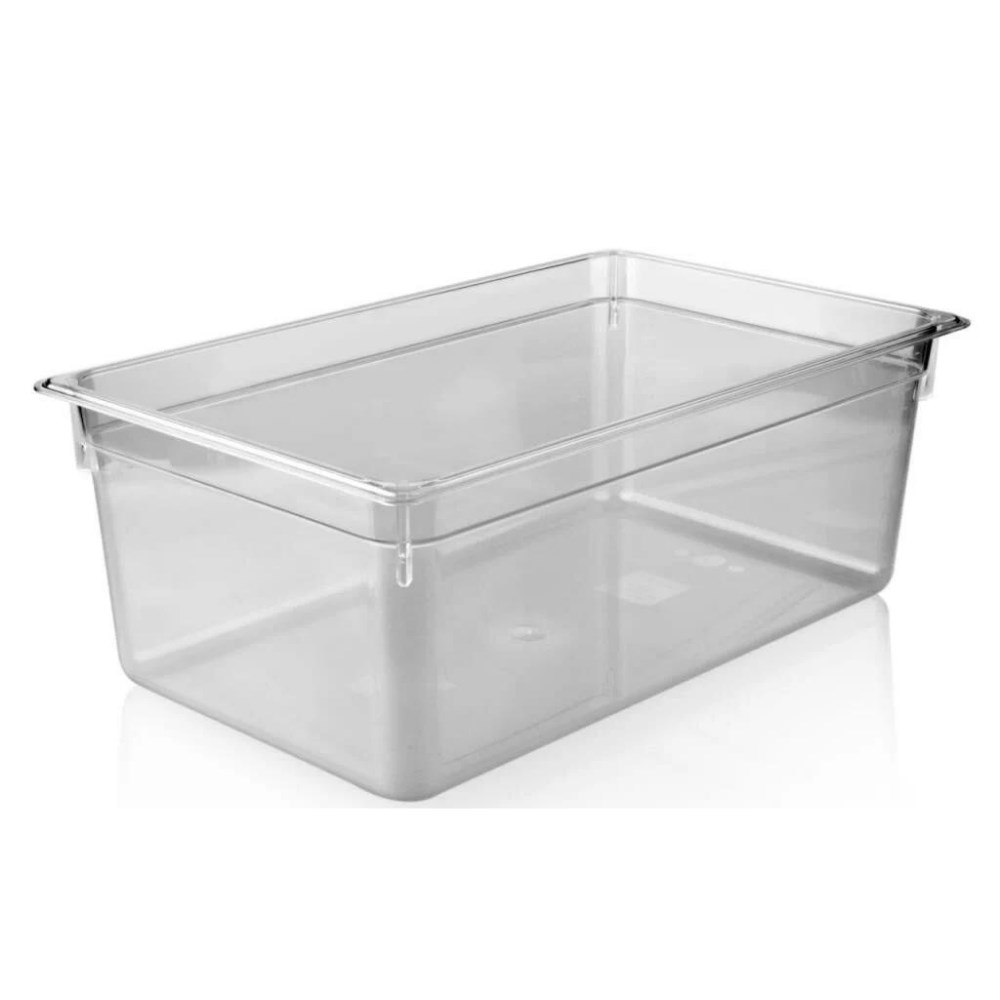 Polikarbon Şeffaf Gastronom Küvet 1/1 200 mm