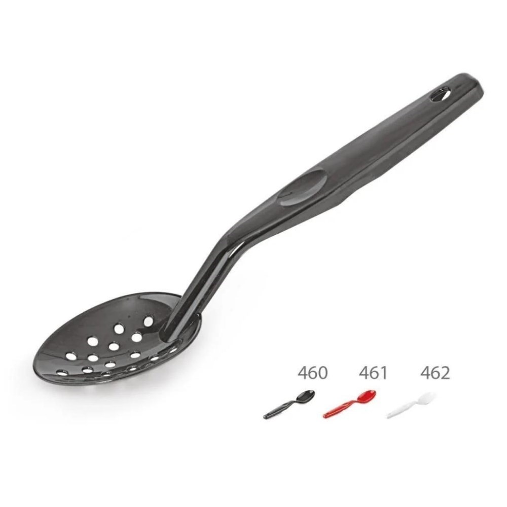 Polikarbonat Delikli Servis Kaşığı Siyah