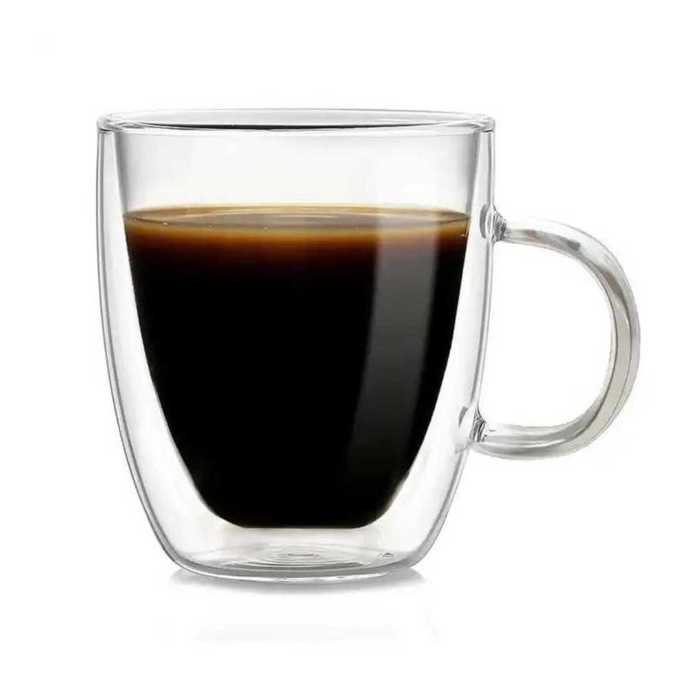 Çift Katman Kulplu Bardak 90 ml