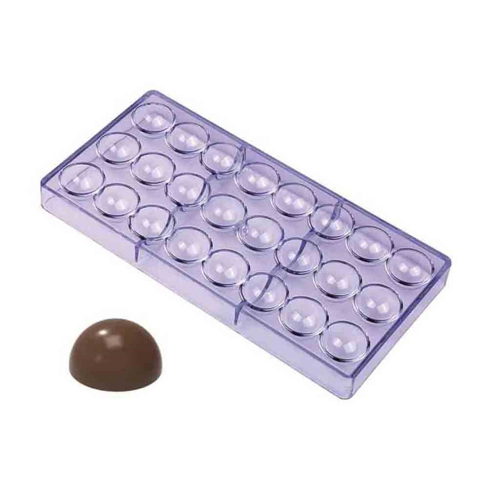 Polikarbon Çikolata Kalıbı Küre 27,5x13,5 cm