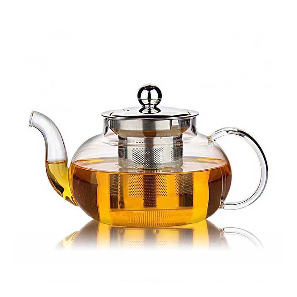 Cam Demlik 600 ml - Çelik Süzgeç