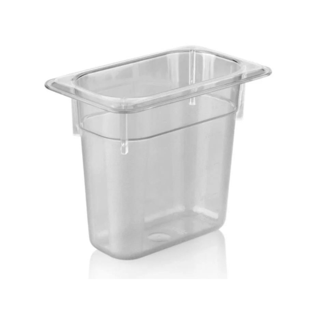 Polikarbon Şeffaf Gastronom Küvet 1/9 150 mm