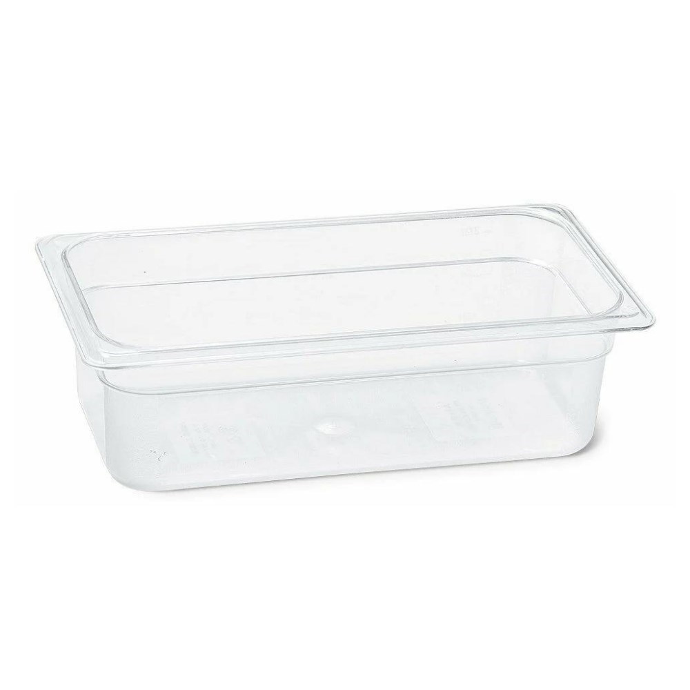 Polikarbon Şeffaf Gastronom Küvet 1/4 100 mm