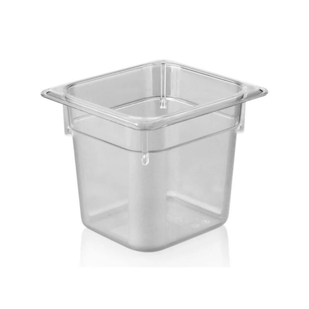 Polikarbon Şeffaf Gastronom Küvet 1/6 150 mm