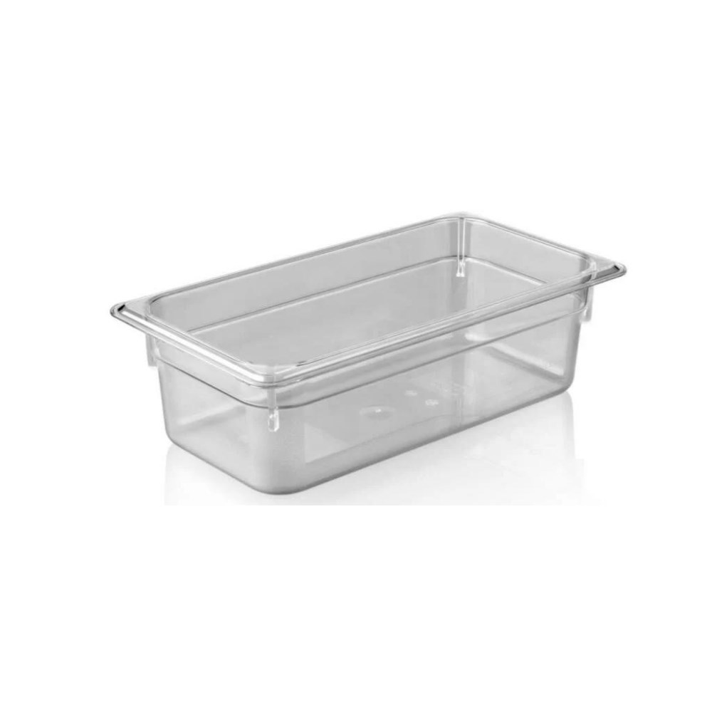 Polikarbon Şeffaf Gastronom Küvet 1/3 100 mm