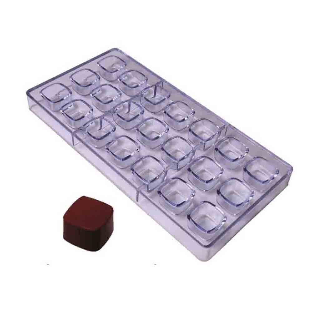 Polikarbon Çikolata Kalıbı Kare 27,5x13,5 cm