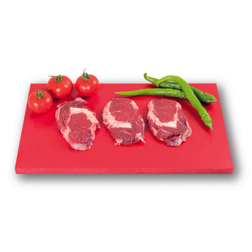Polietilen Kesme Tahtası 25x40x2 cm Kırmızı
