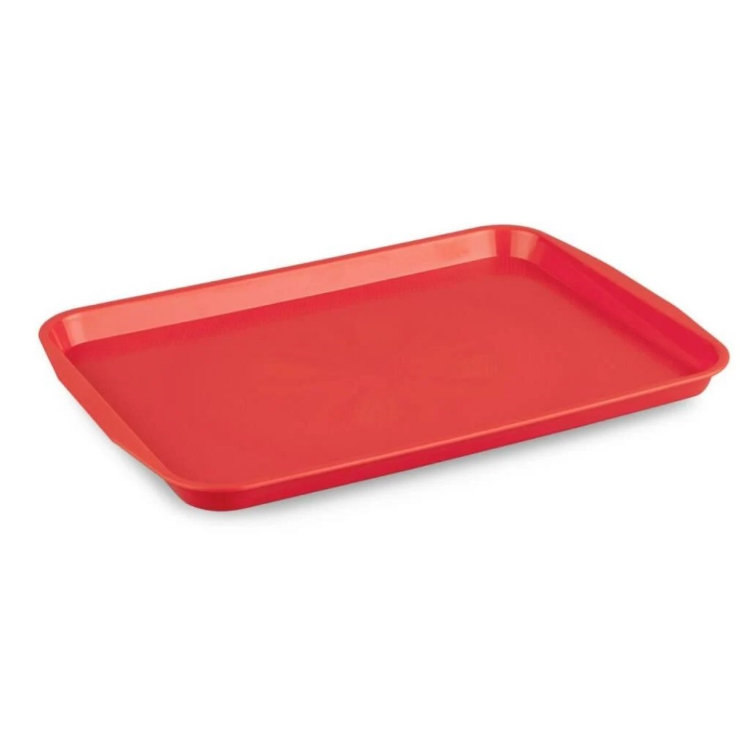 Servis Tepsisi (ABS) 27x36 cm Kırmızı