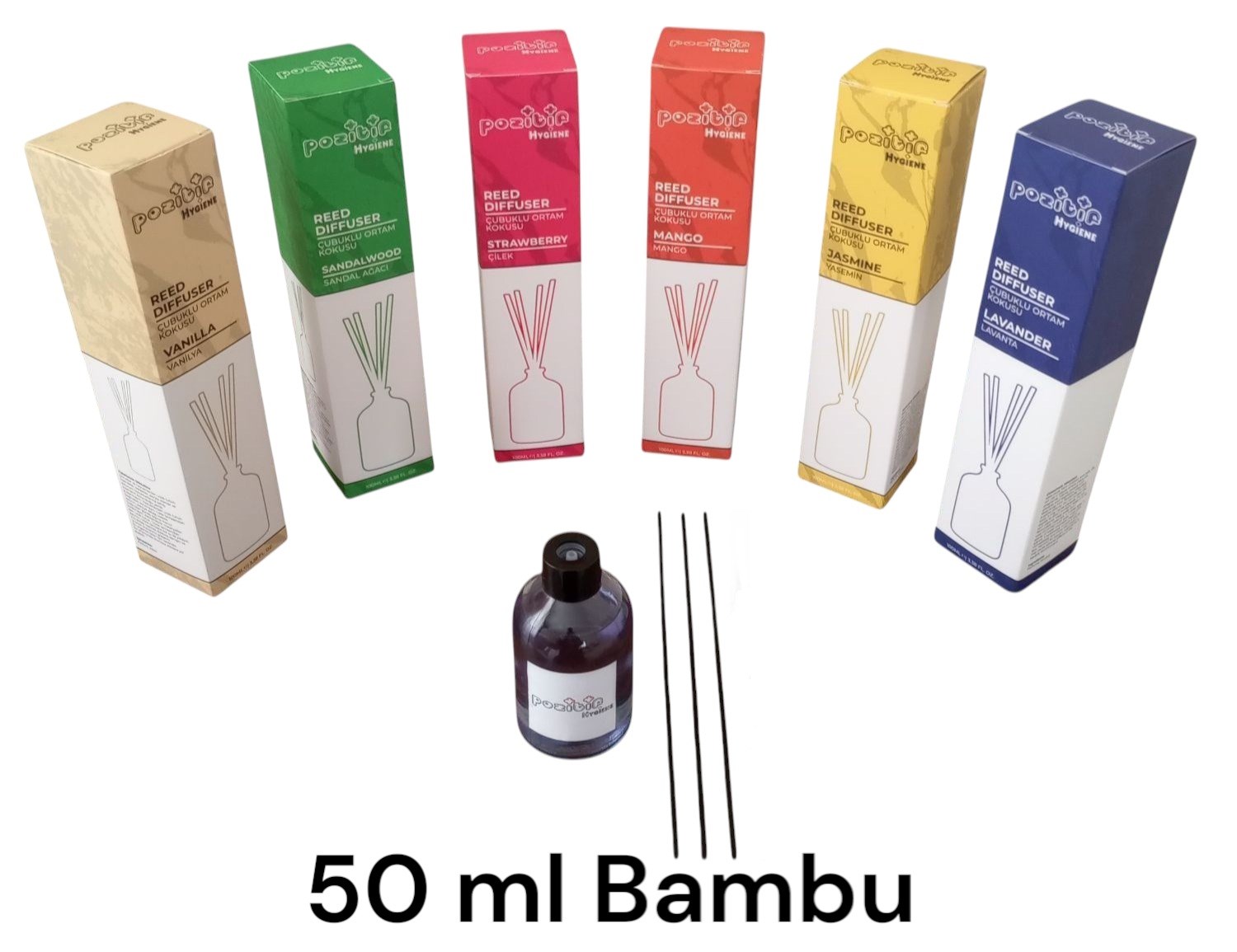 POZİTİF HYGIENE 50 ML. ÇUBUKLU ORTAM KOKUSU