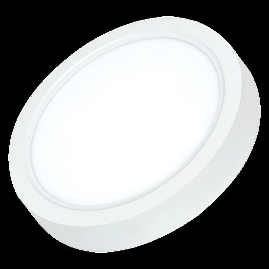 12W Plaster Round Led Panel Fluent - White - 39037