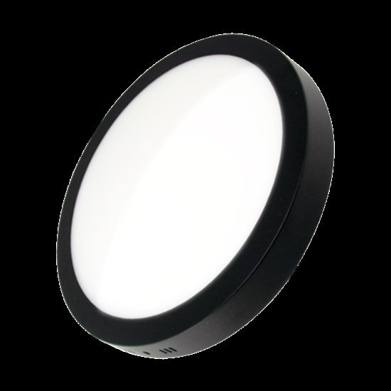 18W Plaster Round Led Panel Fluent - Black - 39060