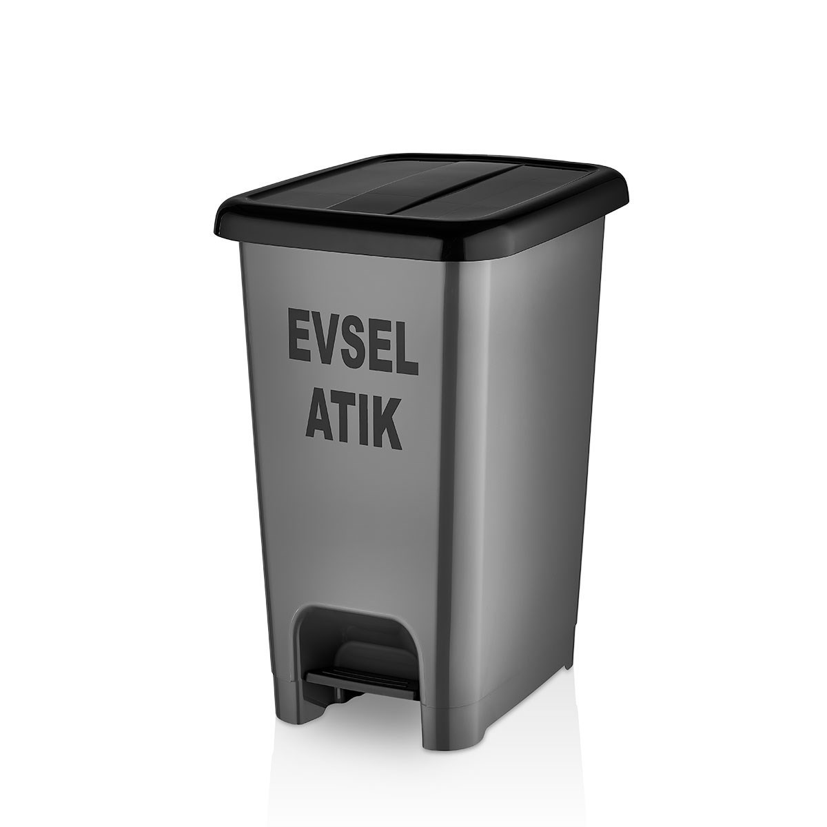 Slim Pedallı Evsel Atık Çöp Kovası 50 lt 